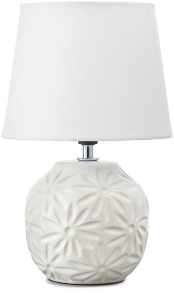 Malva - Bordslampa, H27 Ø18 cm - Vit