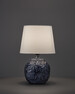 Malva - Bordslampa, H27 Ø18 cm - Blå