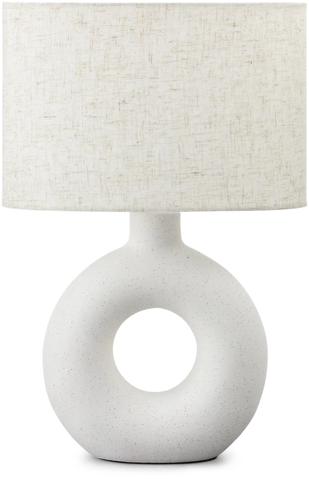 Meja - Bordslampa, H45 B14 cm - Vit