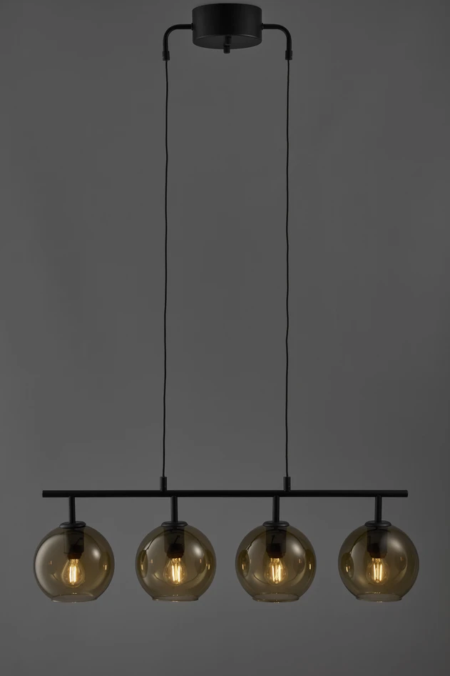 Valter - Taklampa, H22 L72 cm - Svart