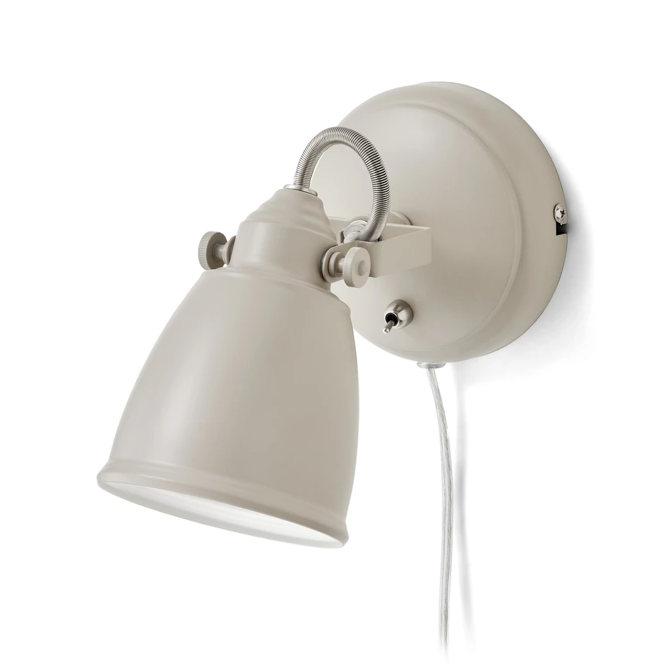 Lerdala - Vägglampa, H17 B12 cm - Beige
