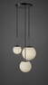 Trio - Taklampa, H230 Ø25 cm - Grå