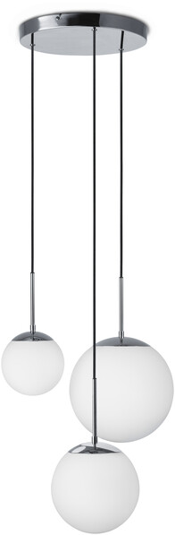 Trio - Taklampa, H230 Ø25 cm - Grå