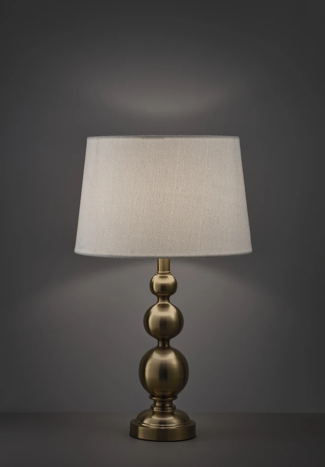 Noomi - Bordslampfot , H40 Ø14 cm - Gul