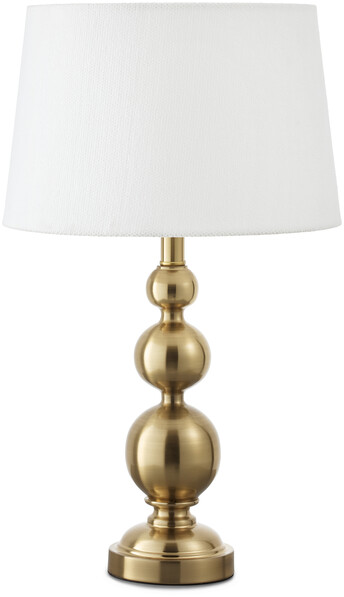 Noomi - Bordslampfot , H40 Ø14 cm - Gul