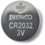 Deltaco Ultimate Lithium - Batteri, CR2032, 1-pack - Grå