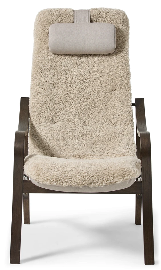 Anne - Fåtölj med fotpall - Vit