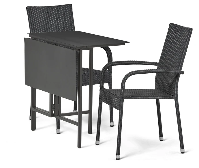 Caddy/Village, Utegrupp med bord och 2 karmstolar