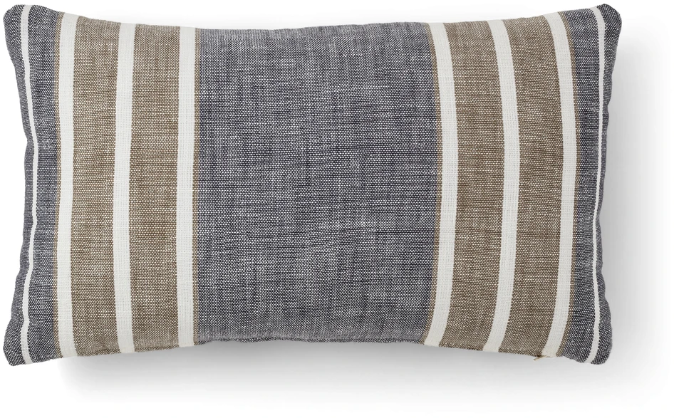 Victor - Prydnadskudde, 30x50 cm - Brun