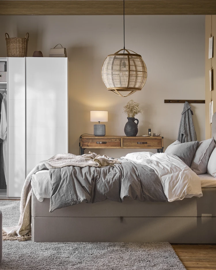 Woodenforge - Sängbord, B 48, H 70 cm - inspiration