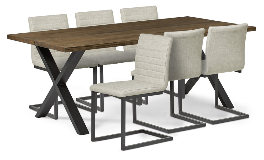 Eastwood - Matgrupp med 6 stolar Chatham - Beige