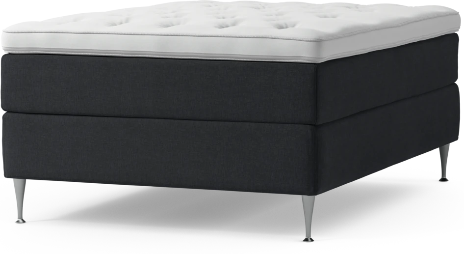 Delux Exclusive - Kontinentalsäng, enkelsäng 140 cm med bäddmadrass och sängben