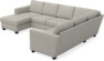 Friday - Hörnsoffa, 3+2-sits med schäslong vänster - Beige