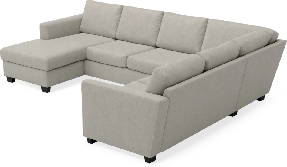 Friday - Hörnsoffa, 3+2-sits med schäslong vänster - Beige