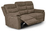 Lazy - 3-sits soffa, el-recliner - Beige