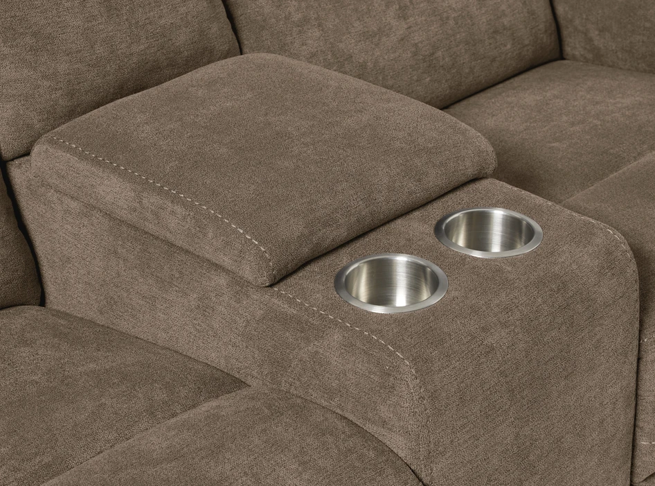 Lazy - 2-sits soffa, el-recliner - Beige