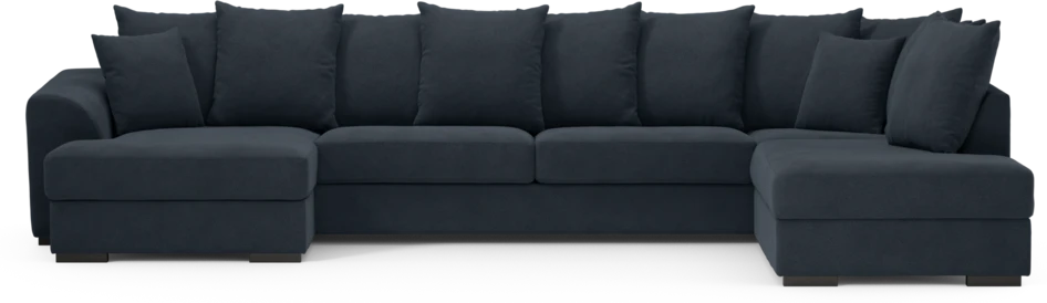 Town - 3-sits soffa med divan höger och schäslong vänster - Blå