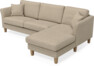 Eden - 2,5-sits soffa med schäslong - Beige
