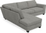 Friday - 2,5-sits soffa med divan vänster - Grå