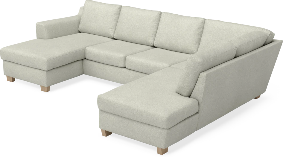 Friday - 3-sits soffa med schäslong vänster och divan höger - Beige