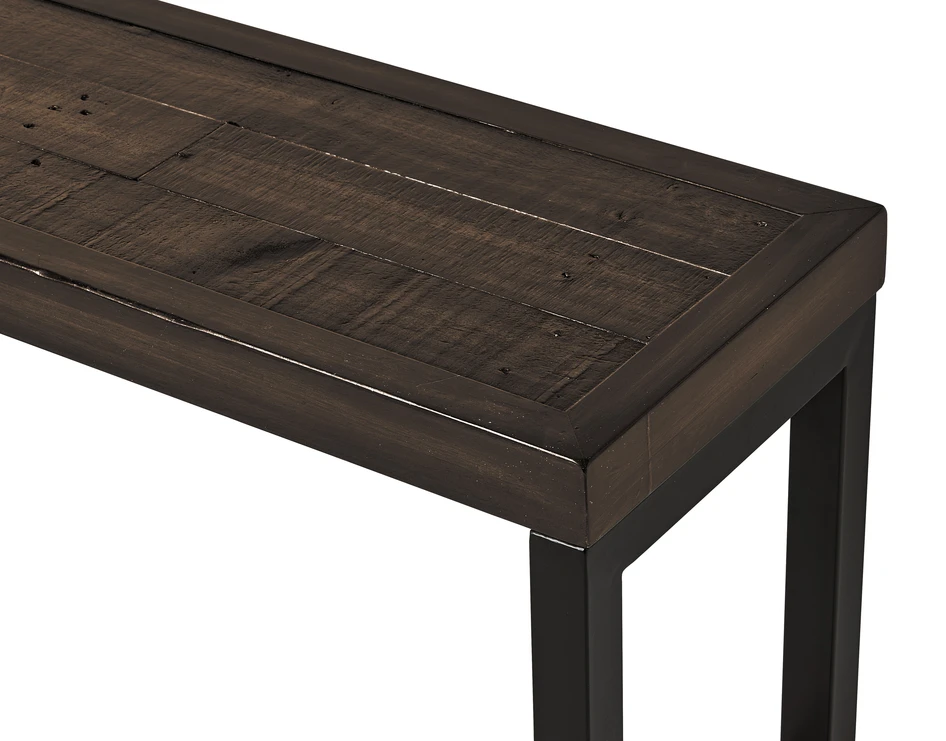 Woodenforge - Bänk till matbord,155x35x48 cm - Brun