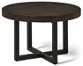 Woodenforge - Soffbord, Ø 80, H 50 cm - Svart