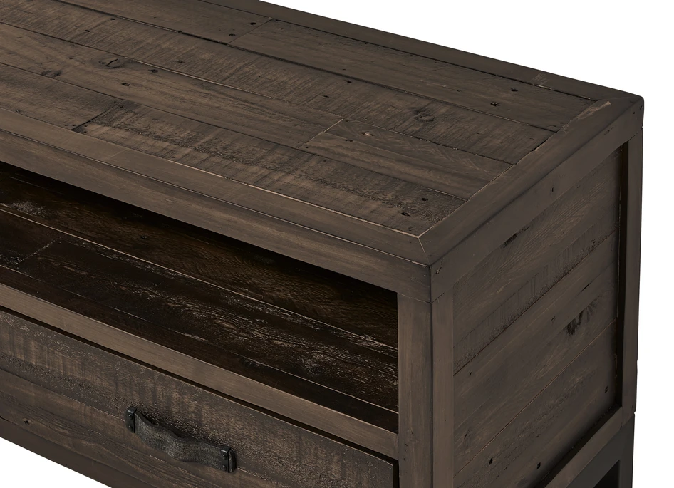 Woodenforge - Tv-bänk, 120x45x55 cm - Svart