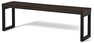 Woodenforge - Bänk till matbord,155x35x48 cm - Brun