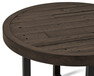 Woodenforge - Soffbord, Ø 80, H 50 cm - Svart
