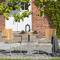 Mölle - Utegrupp med bord och 2 karmstolar - inspiration