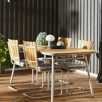 Mölle - Utegrupp med bord och 4 stolar - inspiration