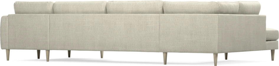 Bridge - 3-sits soffa med divan vänster och schäslong höger - Beige