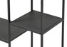 Milio - Hylla, 80x30x165 cm - Svart