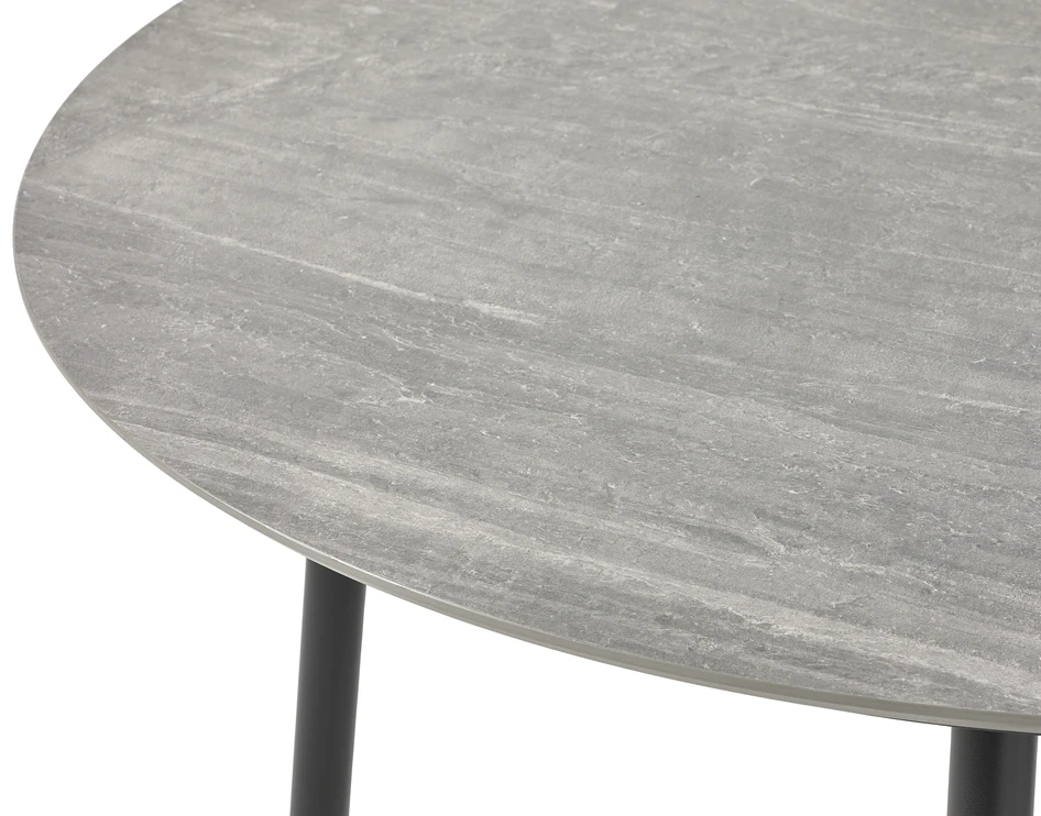 Rocca - Utebord, Ø 120 cm - Svart
