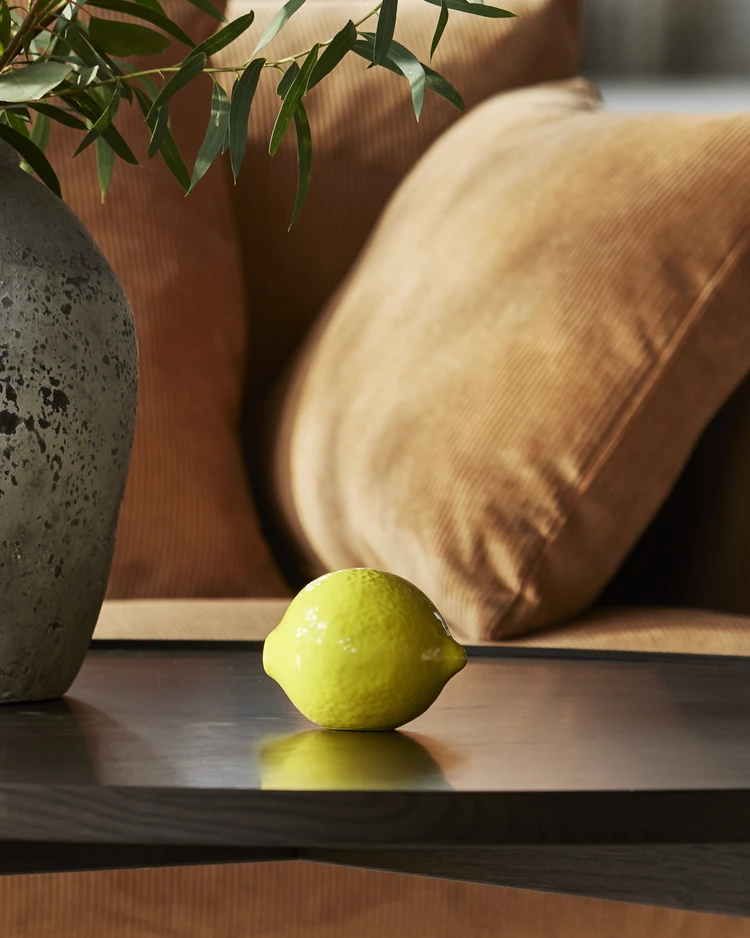 Citron - Prydnadsföremål, H 10 Ø 10 cm - inspiration