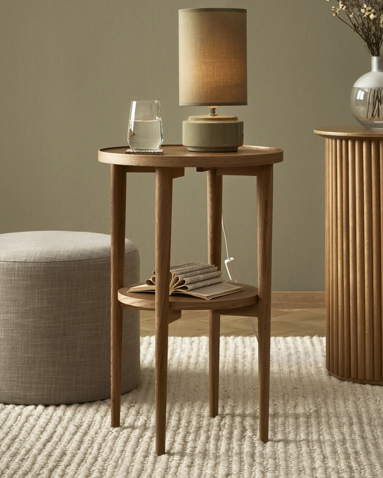 Tuva, Sängbord, Ø 45, H 70 cm