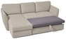 Öland - Bäddsoffa med schäslong vänster - Beige