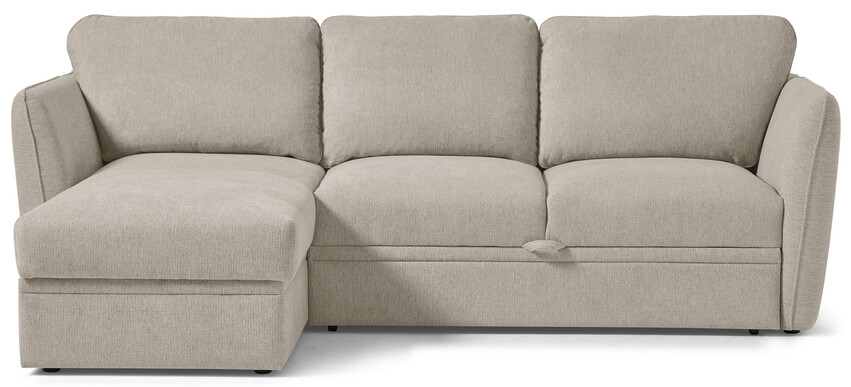 Öland - Bäddsoffa med schäslong vänster - Beige