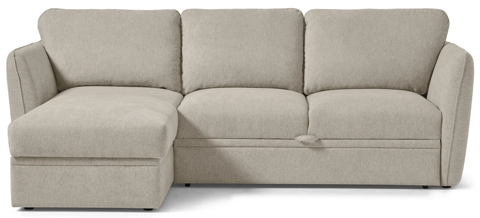 Öland - Bäddsoffa med schäslong vänster - Beige