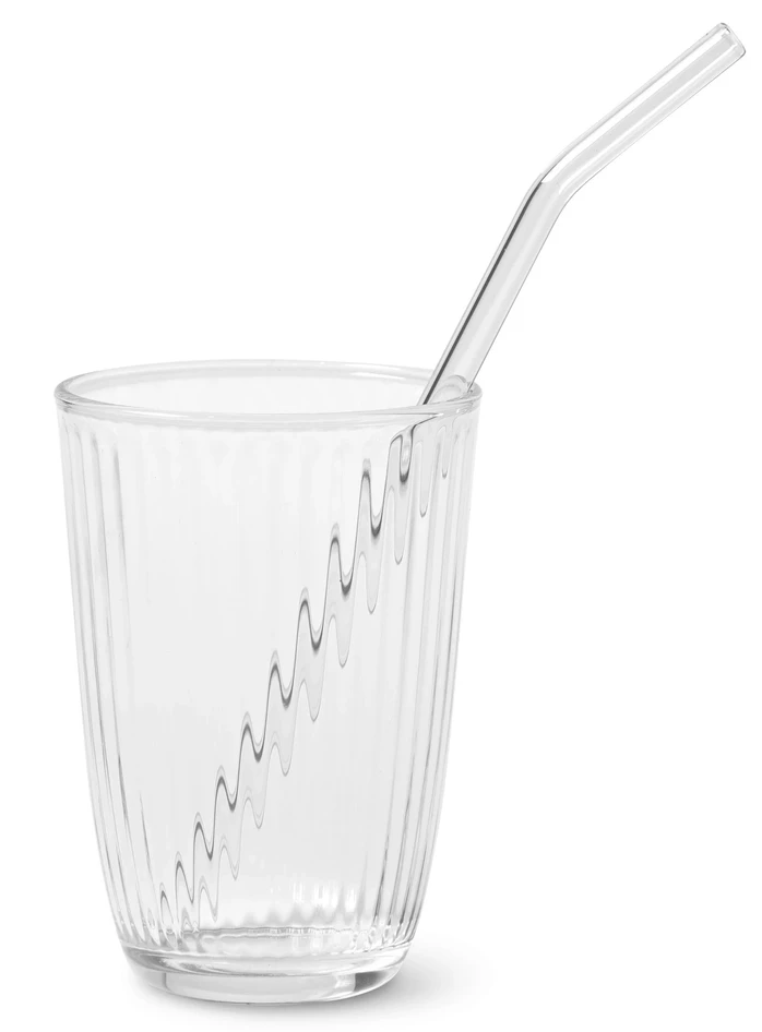 Sid - Sugrör 4-pack, L 21,5 cm - Vit