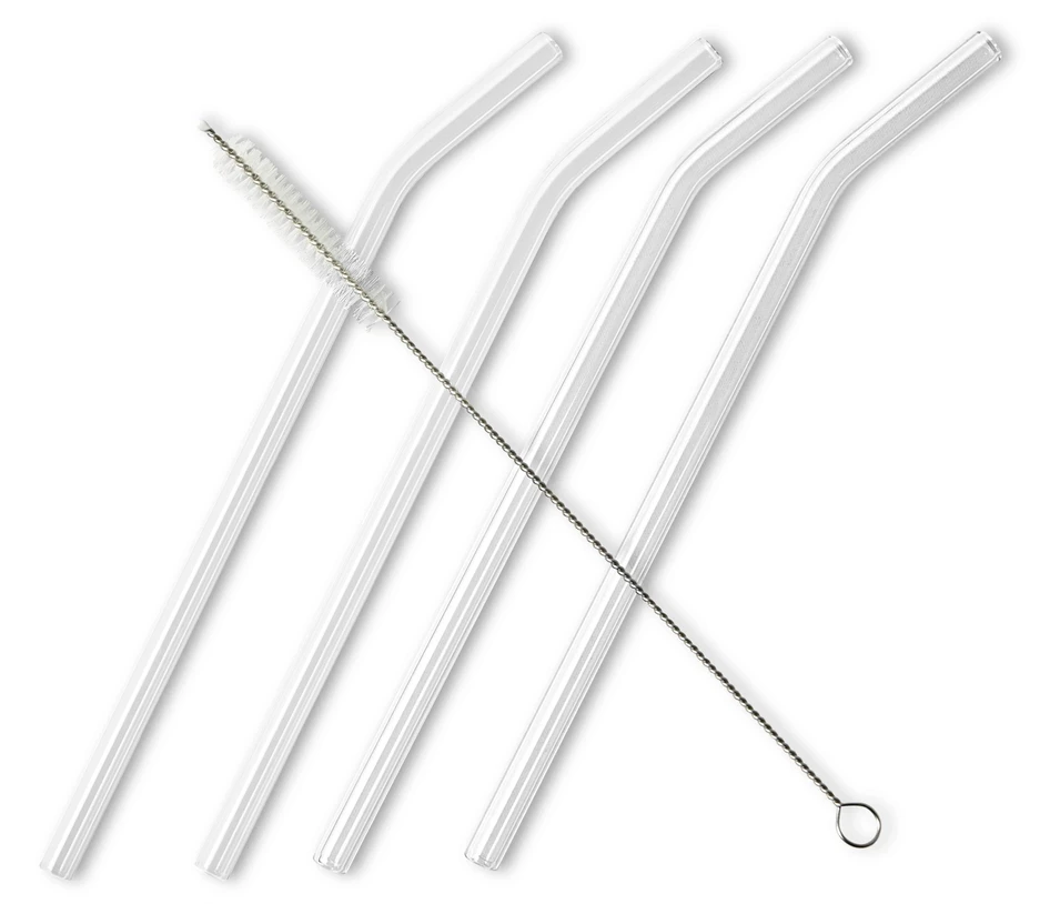 Sid - Sugrör 4-pack, L 21,5 cm - Vit