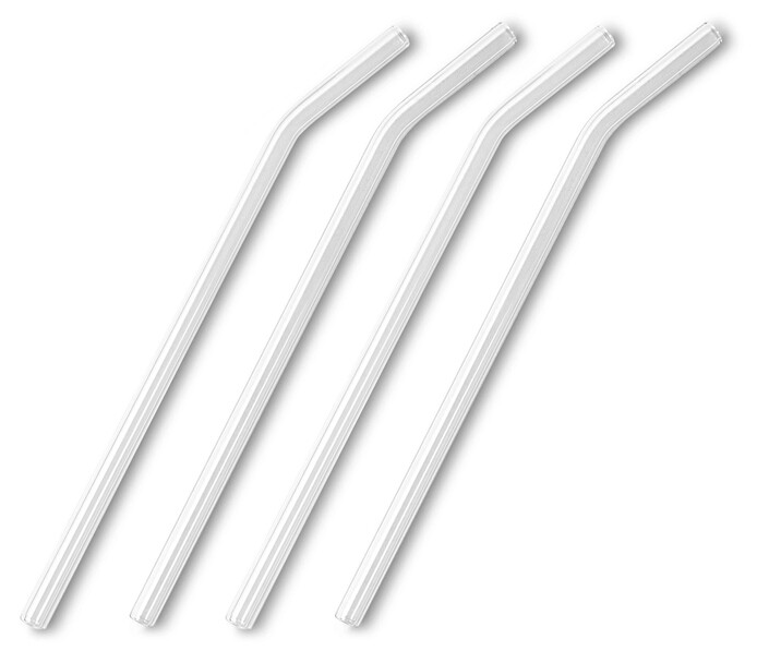 Sid - Sugrör, 21,5 cm, 5 delar - Vit