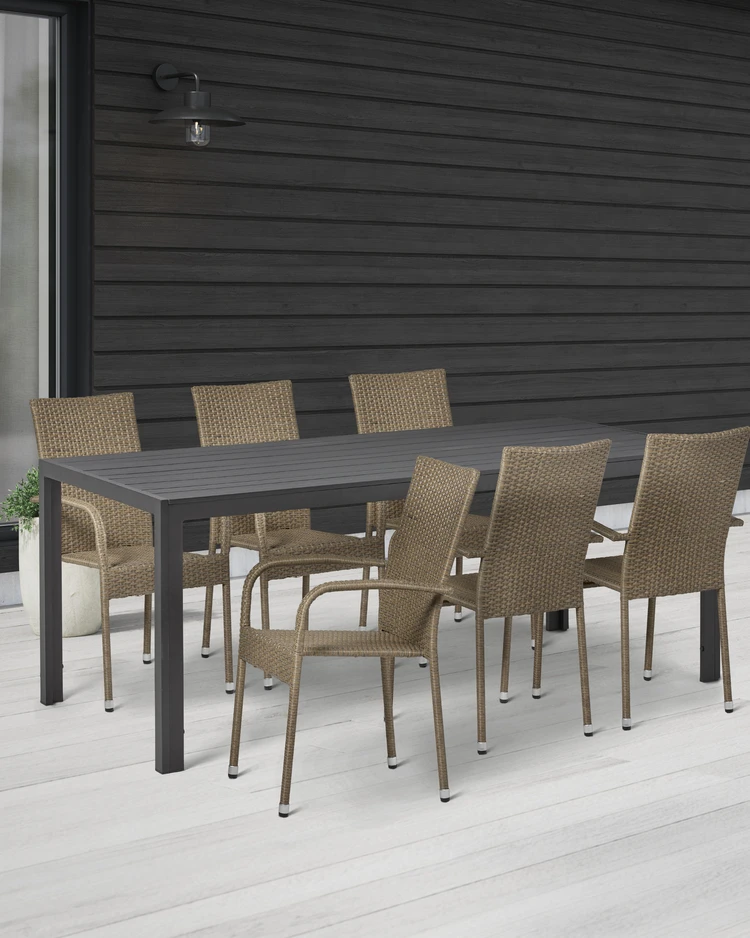 Village - Utegrupp med bord och 6 karmstolar - inspiration