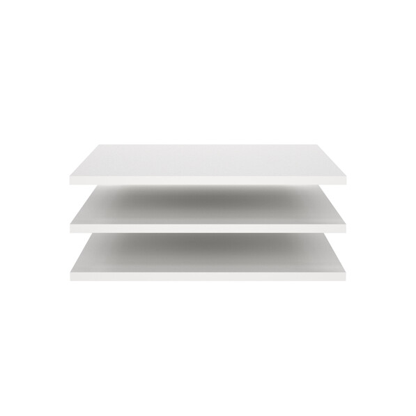 Catania - Hyllplan till garderob, 3-pack passar garderob B 118,5 cm - Vit
