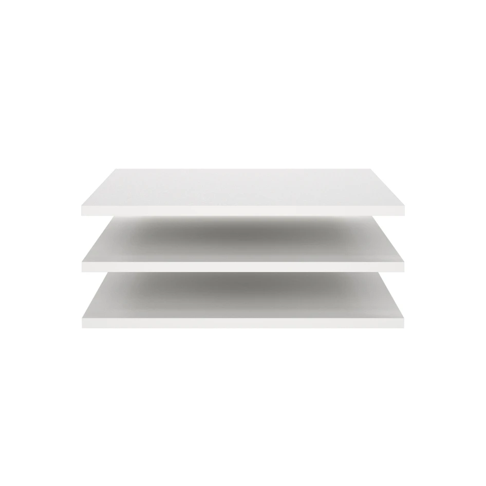 Catania - Hyllplan till garderob, 3-pack passar garderob B 118,5 cm - Vit