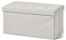 Marja - Puff, B 76 cm - Vit