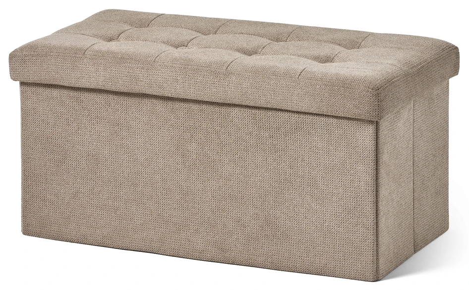 Marja - Puff, B 76 cm - Brun