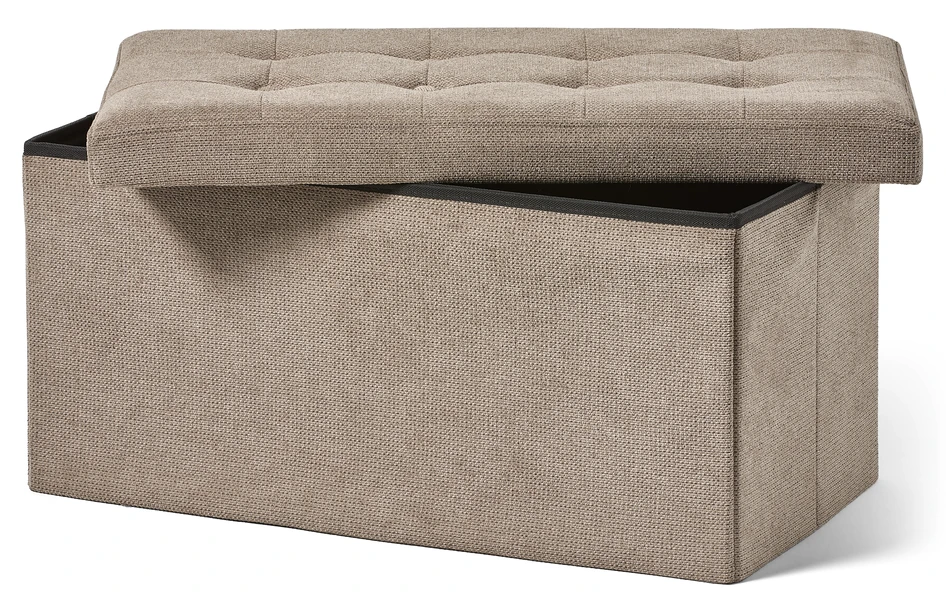 Marja - Puff, B 76 cm - Brun
