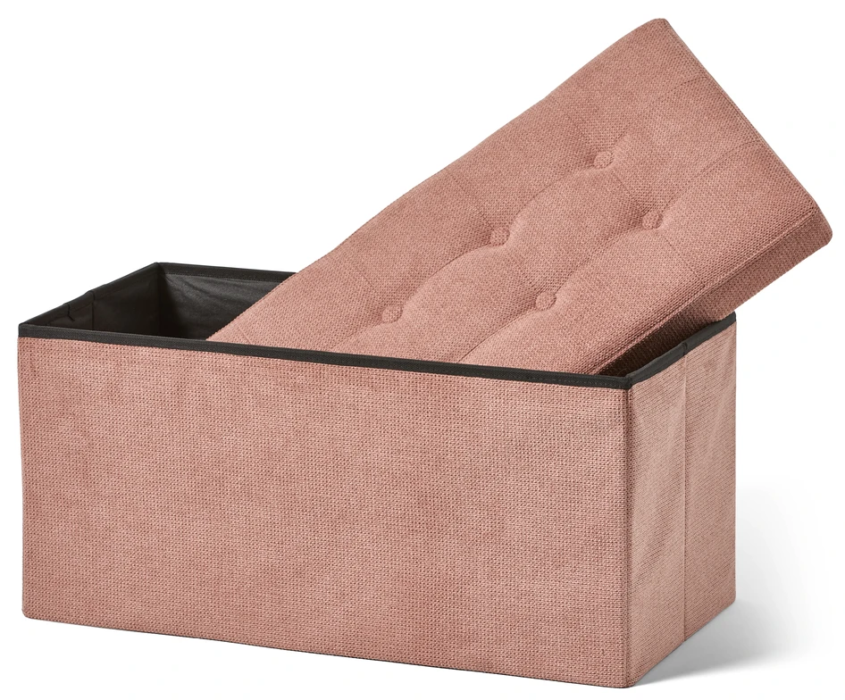 Marja - Puff, B 76 cm - Rosa