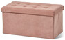 Marja - Puff, B 76 cm - Rosa